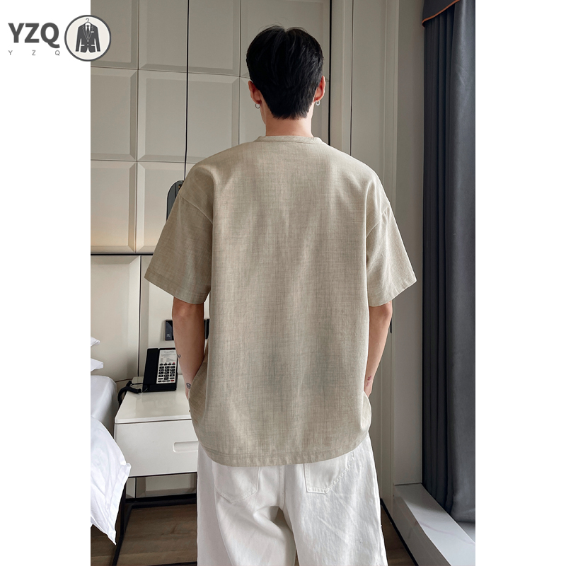 Мужская дышащая футболка с кор – обзор и цена Linen Shirt Breathable
