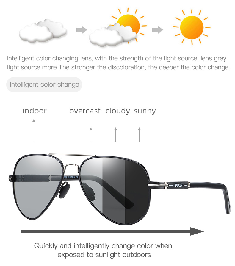 BARCUR поляризационные мужские – обзор и цена Sunglasses Aviator Polarized