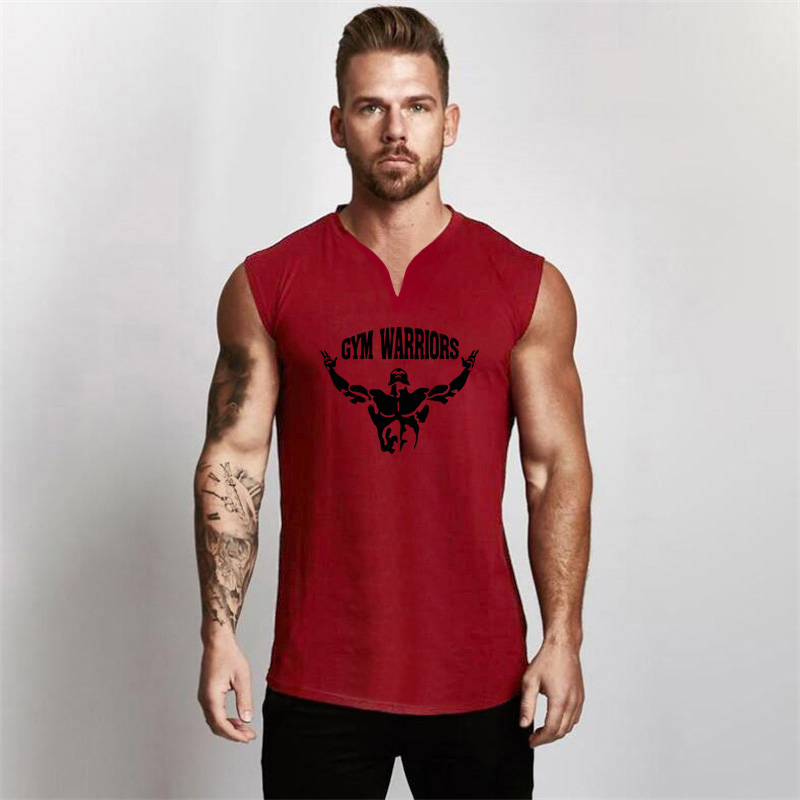 Хлопковые летние мужские новые – обзор и цена Tank Top Muscle