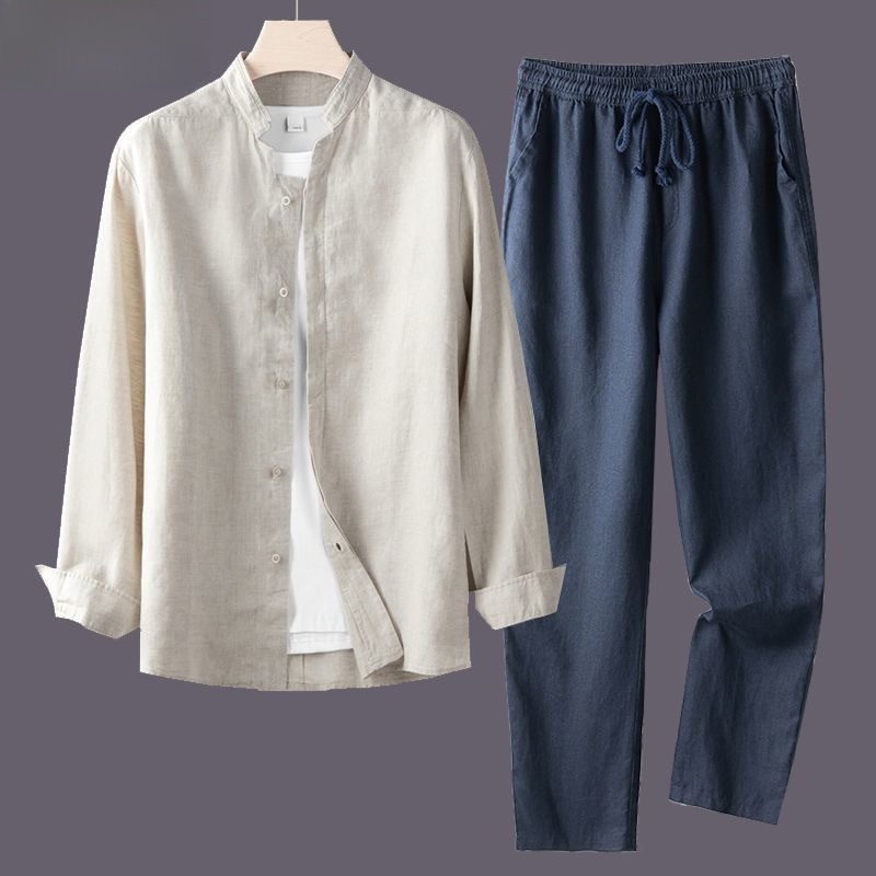 Белая рубашка с длинным рукаво – обзор и цена Linen Shirt Breathable