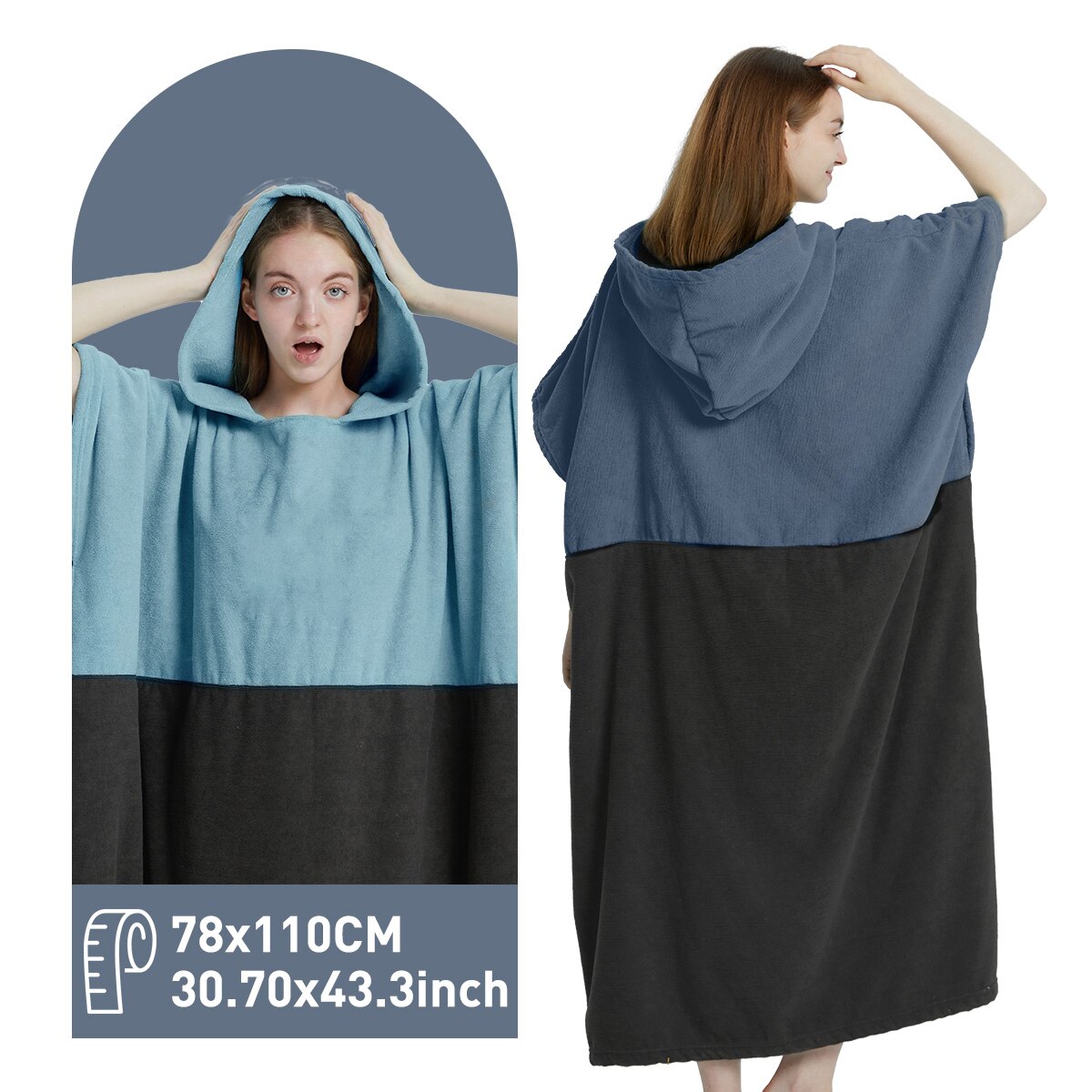 Пончо для серфинга, полотенце, – обзор и цена Beach Towel Large